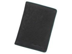 Portfel męski skórzany PIERRE CARDIN 05 TUMBLE 8814 Czarny / Zielony