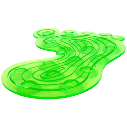 Podkładki antypoślizgowe z przyssawkami stopy zielone zestaw 4 szt.