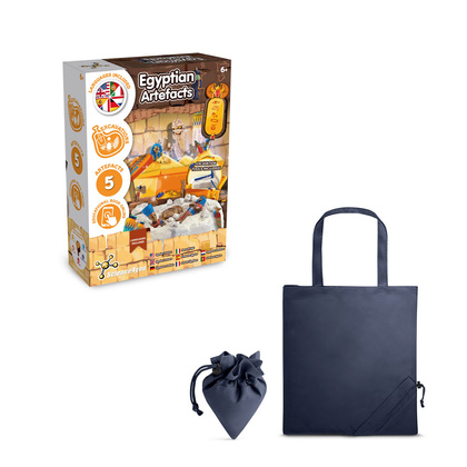 Ancient Egypt Excavation Kit V. Gra edukacyjna dostarczany ze składaną torbą prezentową