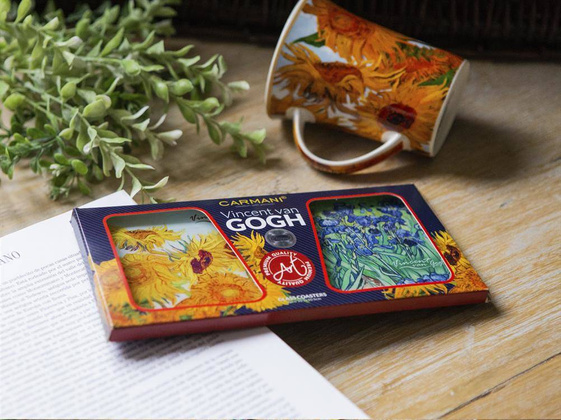 Kpl. 2 podkładek szklanych - V. van Gogh (CARMANI)