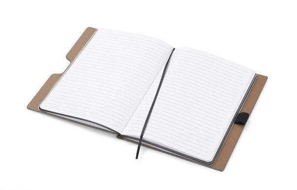 Notes BLAKK A5uchwyt na długopis z czarną zakładką