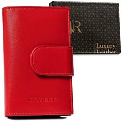 Elegancki portfel damski ze skóry naturalnej