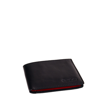 Czarny portfel skórzany Canaletto z ochroną RFID – elegancja i funkcjonalność na co dzień PD1167s163165 RFID