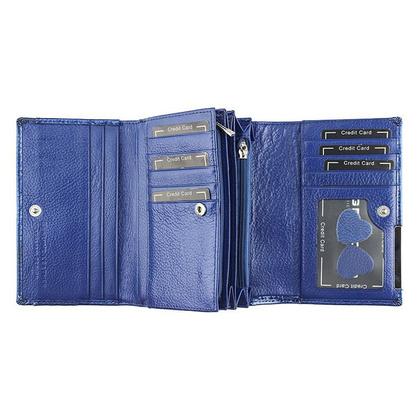 Portfel damski skórzany PELLUCCI GF112 Czerwony