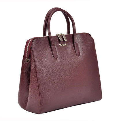 Torebka damska skórzana PIERRE CARDIN 55045 TSC DOLLARO ciemny czerwony