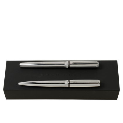 Zestaw upominkowy Hugo Boss długopis i pióro kulkowe HSN9674B + HSN9675B
