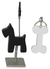 Fotoklip piesek + breloczek kość