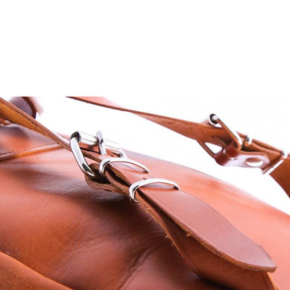 Modny plecak skórzany KEMER VOOC Vintage P1 czarny