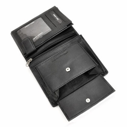 Portfel męski PELLUCCI CC 5601 Czarno Czerwony