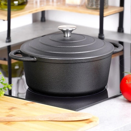 Garnek z pokrywką żeliwny CAST LINE 22 cm, 2,6 l