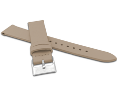 MINET Beżowy pasek z luksusowej skóry Top Grain - 20