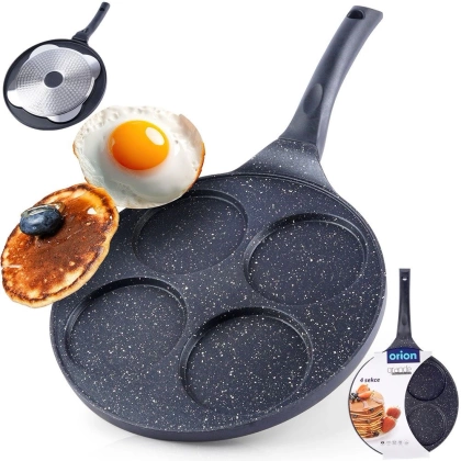 Patelnia do jajek placków pancakes naleśników granitowa GRANDE 27 cm