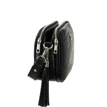 Elegancka listonoszka Canaletto – skóra z wzorem krokodyla TD830
