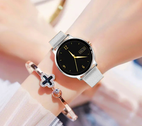 Smartwatch Damski RUBICON RNBE66 Silver SMARUB123