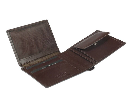 Portfel męski skórzany BH-253 New York Brązowy