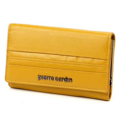 Portfel damski skórzany PIERRE CARDIN TILAK130 455 Granatowy