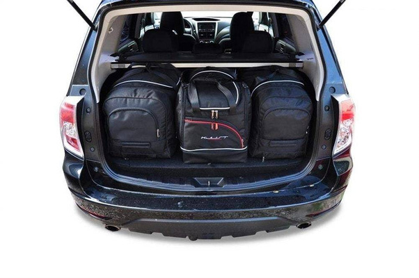 SUBARU FORESTER 2008-2013 TORBY DO BAGAŻNIKA 4 SZT KJUST