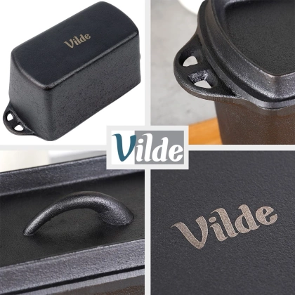 Forma do chleba z pokrywką żeliwna CAST LINE 27 cm, 2 l