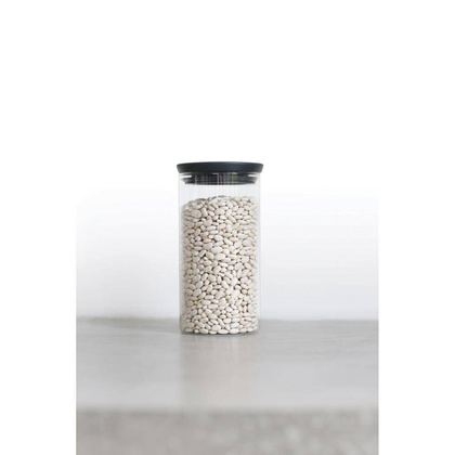 Pojemnik szklany szary 1,1l 298264
