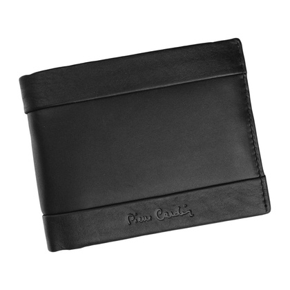 Portfel męski skórzany PIERRE CARDIN TILAK25 8805 RFID Czarny
