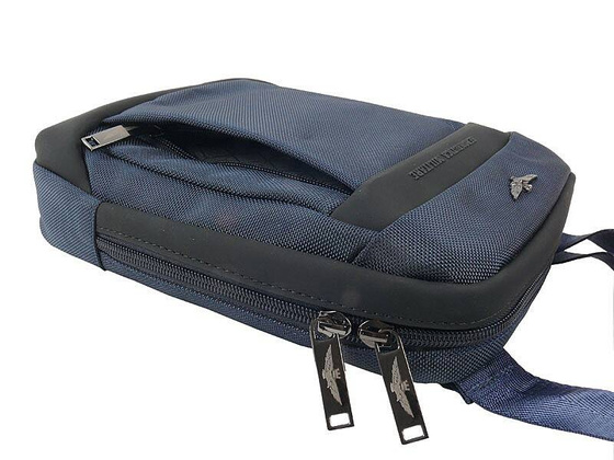 Torba na ramię AERONAUTICA MILITARE Lightning Niebieska