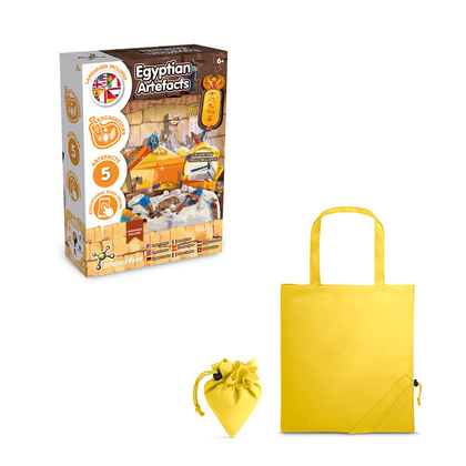 Ancient Egypt Excavation Kit V. Gra edukacyjna dostarczany ze składaną torbą prezentową