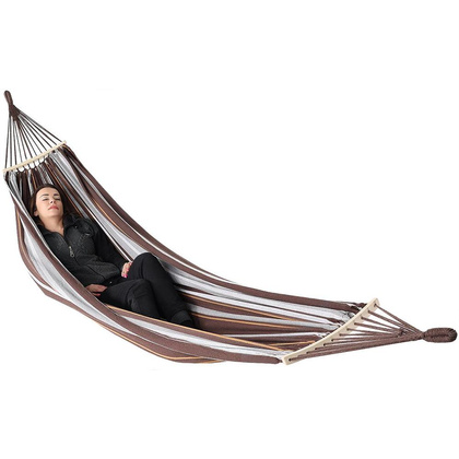 Hamak ogrodowy 2 osobowy Luxe XXL 250x150cm Saska Garden