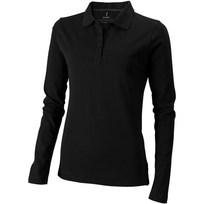 Damskie polo Oakville z długim rękawem