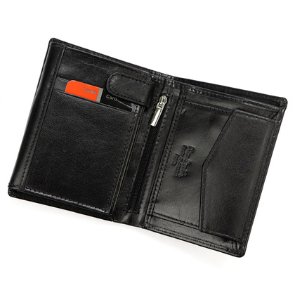Portfel męski skórzany PIERRE CARDIN YS604 326 Czarny