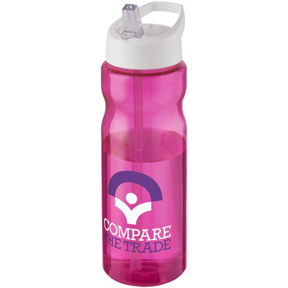Bidon H2O Base® o pojemności 650 ml z wieczkiem z słomką