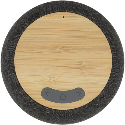 Ecofiber głośnik Bluetooth® z bambusa/RPET i bezprzewodowa ładowarka indukcyjna