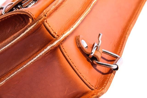 Klasyczna teczka / plecak KEMER VOOC Vintage P12 brąz