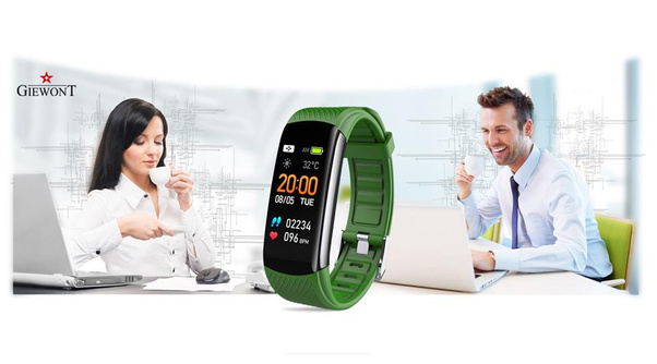 Smartband Giewont GW200-5 + Dodatkowy pasek  zielony