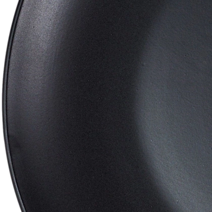 Talerz ceramiczny czarny obiadowy płytki na obiad SOHO  26,5 cm