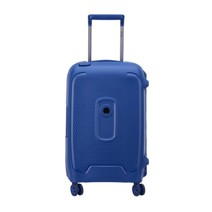 Delsey Moncey Mała twarda granatowa walizka kabinowa na kółkach 55 cm