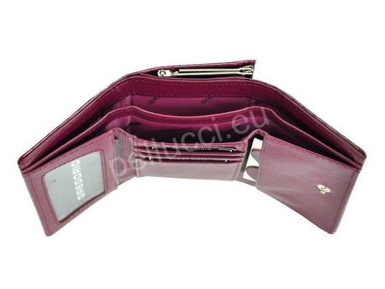 Portfel damski skórzany PELLUCCI GF117 Popiel