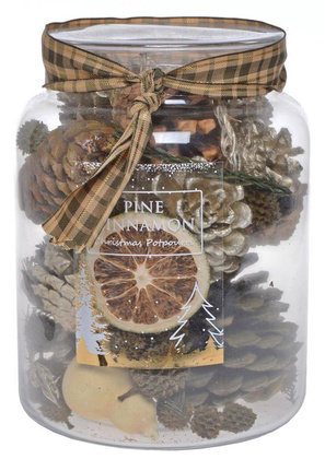 Potpouri szampańskie w słoiku sosna-cynamon