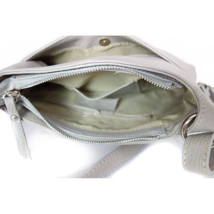 Super listonoszka,przewieszka Vera Pelle Szara  VP1267G