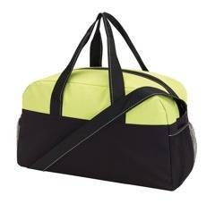 Sportowa torba, FITNESS, Czarny / Jasnozielony