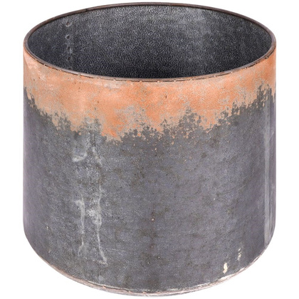 Osłonka na doniczkę na stojaku stalowa 32x40 cm