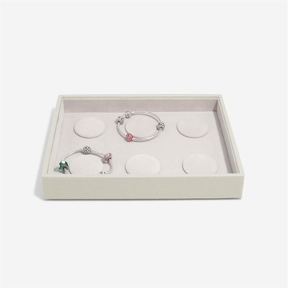 Szkatułka na bransoletki charms Stackers classic jasnobeżowa