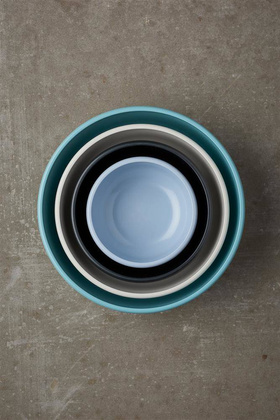 Zestaw 4 misek Cirqula okrągła 500 1000 2000 3000 Nordic Blue 106233015700