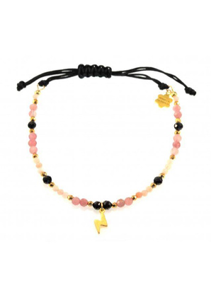 Bransoletka Turmalin NA SZNURKU 925