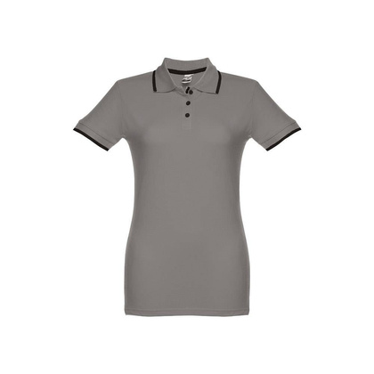 THC ROME WOMEN. Damski slim fit polo t-shirt