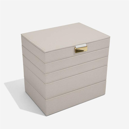 Szkatułka na biżuterię Stackers pięcioelementowa classic taupe