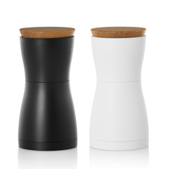 Zestaw młynków do pieprzu i soli TWIN czarno biały