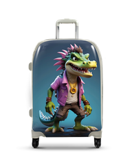 Średnia walizka Krokodyl