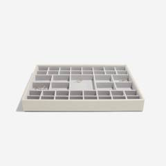 Szkatułka na biżuterię Stackers 41 komorowa supersize jasnobeżowa