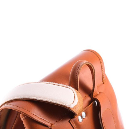 Modny plecak skórzany KEMER VOOC Vintage P1 brąz