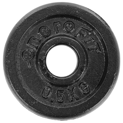 Obciążenie Żeliwne Czarne 0,5 Kg Sportop Fi26